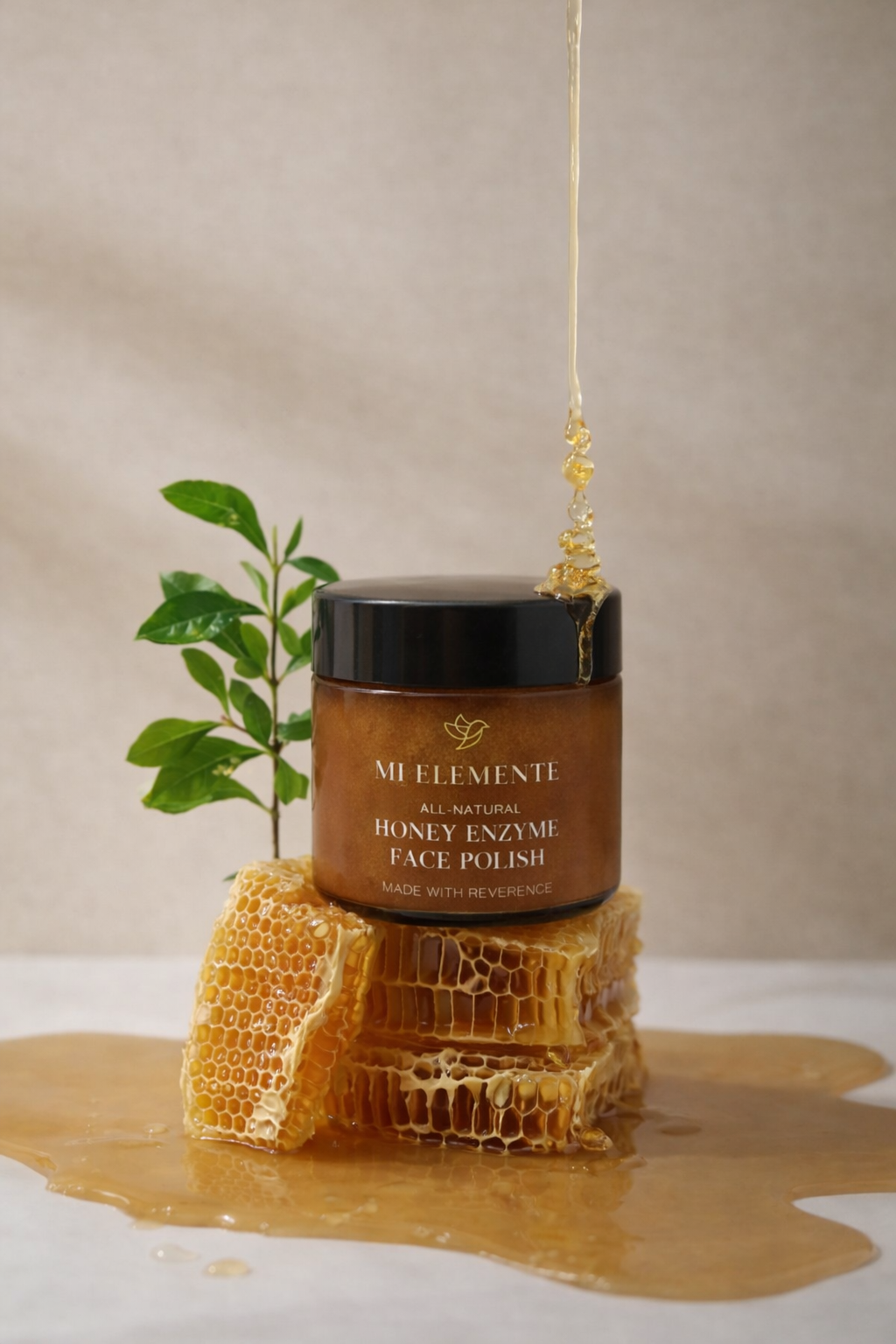Honey Enzyme Face Polish - Gentle Botanical Exfoliating Cleanser